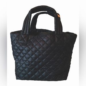MZ WALLACE Metro Quilted Nylon & Leather Tote  - New never Used -